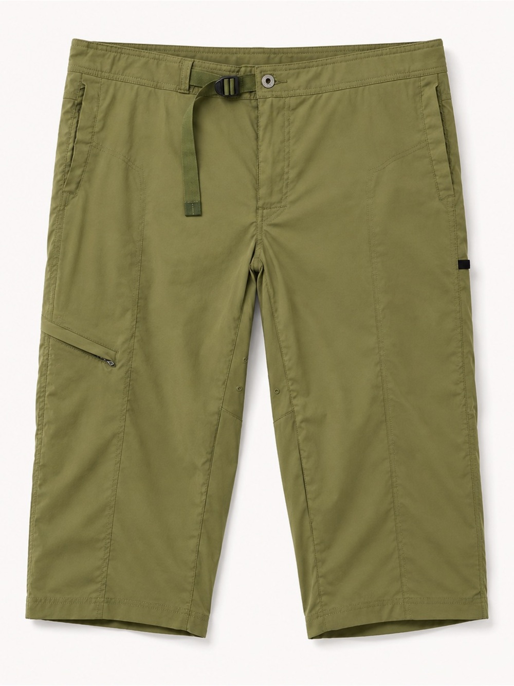 prAna Women’s Olive Green Hiking Cargo Capri Pants Size XL